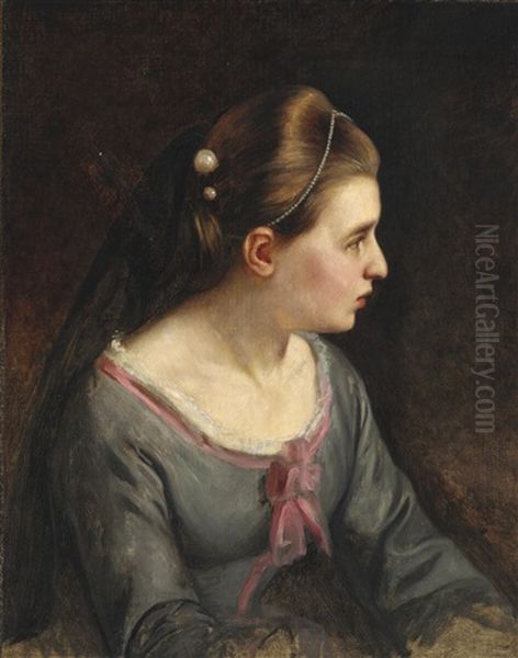Portrait Of The Painter Jorgen Roed's Daughter Helene Roed, Married Nyblom (1843-1926) - view 1