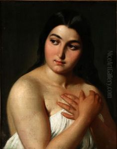 A Young Italian Woman After Her Bath