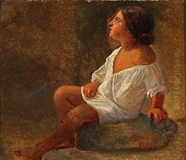 A Roman Girl In A White Shirt - view 1