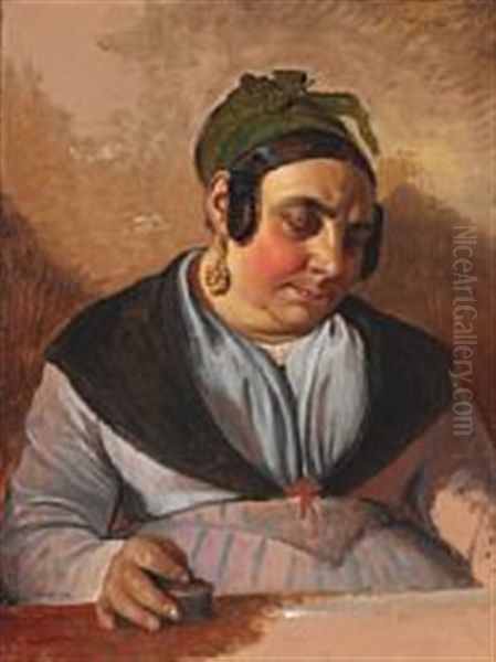 Sleeping Italian Woman - view 1