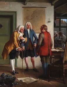 Scene Fra Den Politiske Kandestober Af Ludvig Holberg