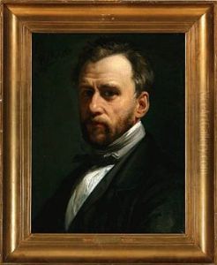 Portrait Of A Gentleman In A Black Jacket And White Shirt Portrait Of A Gentleman In A Black Jacket And White Shirt