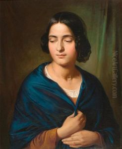 Bildnis Einer Dame Mit Blauem Umhang, Beauty Bildnis Einer Dame Mit Blauem Umhang, Beauty