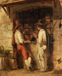 En Faengselsscene I Rom (study)