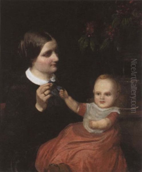 The Artist's Wife And Child - view 1