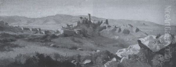 Blick Auf Olevano - view 1