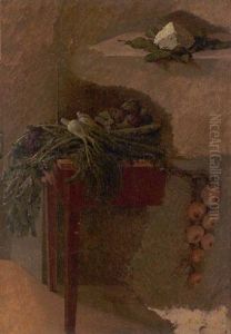 Opstilling Med Gronsager by Wilhelm Nicolai Marstrand