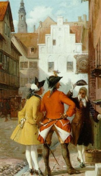 Holberg Moder Jean De France Og Jacob Von Thyboe - view 1