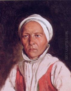 En Kone Fra Dalarne by Wilhelm Nicolai Marstrand