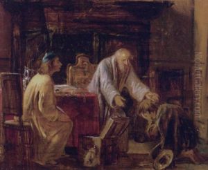 Den Fortabte Sons Hjemkomst by Wilhelm Nicolai Marstrand