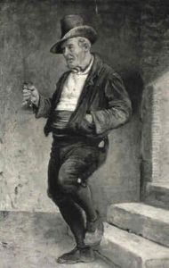 En Italiensk Bonde by Wilhelm Nicolai Marstrand