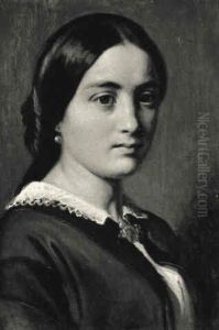 Kunstnerens Hustru Margrethe Christine Marstrand by Wilhelm Nicolai Marstrand
