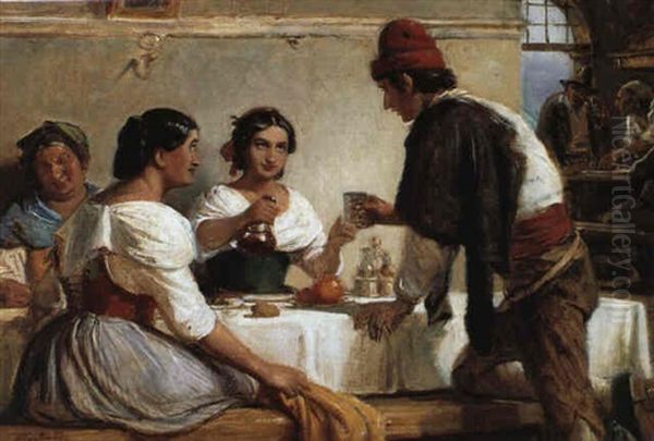 Italiensk Osteriscene - view 1