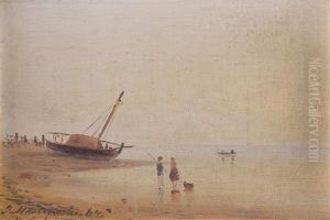 Abendstimmung Am Strand by Joseph Marszewski