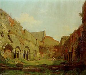 The Ruins Of The Monastry Of The Sint Baafs-cathedral, Ghent thumbnail