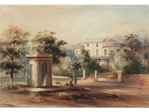 Englische Kolonialvilla by Conrad Martens
