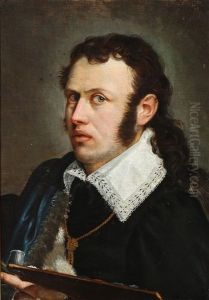 The Artist's Self-portrait With His Palette