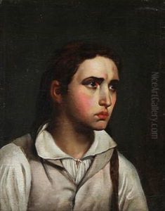 Portraet Af En Ung Kvinde (portrait Of A Young Woman) (after C. W. Eckersberg)