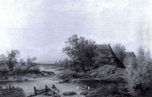 A Farmstead By A River