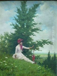 Jeune Femme A L'ombrelle