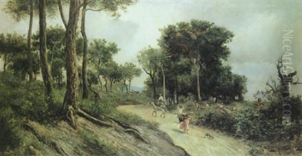 Paisaje Con Campesinos (argentona) - view 1