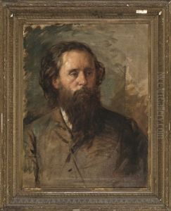 Retrato Masculino, Probablemente De Antoni Caba by Ramon Marti Alsina