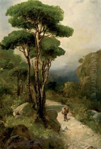 Paisaje Con Campesino