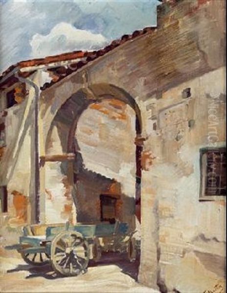 Carro Junto A Un Arco - view 1