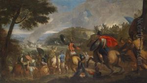 Reitergefecht by Jean-Baptiste Martin