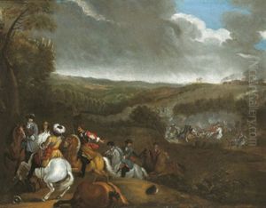 Reitergefecht by Jean-Baptiste Martin