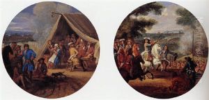 Cavalry Scene With Louis Xiv