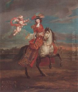 The Duchess Of Portsmouth On Horseback