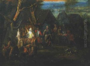 Scene De La Vie Militaire by Jean-Baptiste Martin