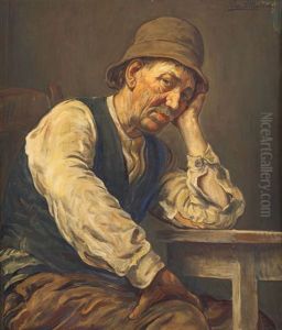 Le Repos Du Travailleur by Alexandre Louis Martin