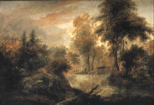 Landskap Med Hjortar - view 1