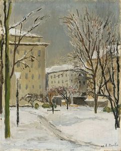 Stadtlandschaft Im Winter