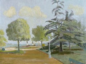 Le Jardin Anglais by Eugene Louis Martin