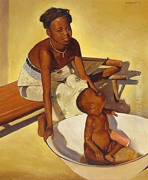 Femme Africaine Et Son Enfant - view 1