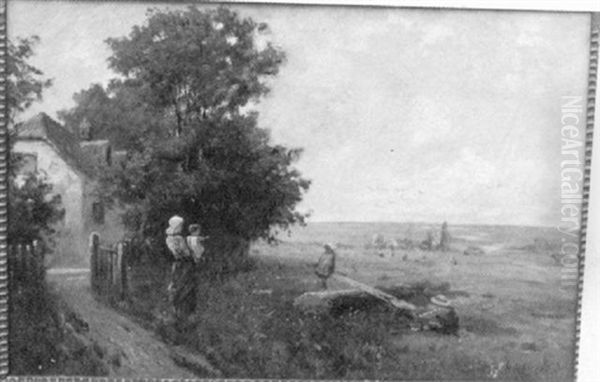 Children Playing Seesaw - view 1
