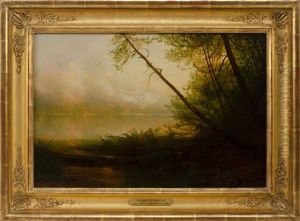 Misty Morning On An Adirondack Lake by Homer Dodge Martin
