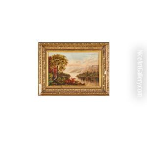 Untitled (mountain Landscape) by Homer Dodge Martin
