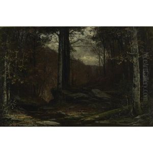 An Adirondack Forest Glade by Homer Dodge Martin