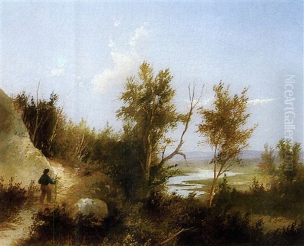A Distant View Of The Hudson River - view 1