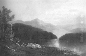Autumn Mountain Landscape by Homer Dodge Martin