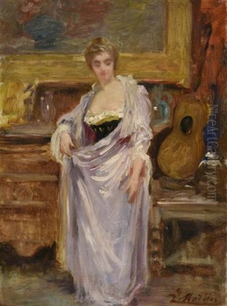 Femme Dans L'atelier - view 1