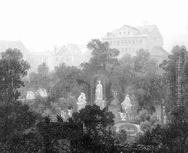 Blick In Einen Herrschaftlichen Skulpturenpark - view 1