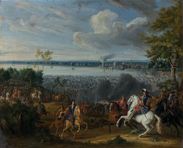 Le Passage Du Rhin, Le 12 Juin 1672 - view 1