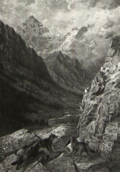 A Scene In The Canadian Rockies - view 1