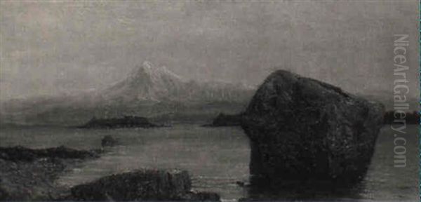 Mt. Baker From Oak Bay Near Creek - view 1
