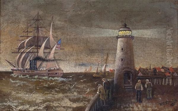 Quoddy Light, Eastport, Maine - view 1